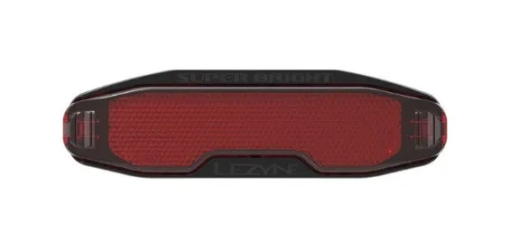 Lezyne eBike Super Bright E12 StVZO Baklys, Red / black, 12 Lysstyrker Lezyne eBike Super Bright E12 StVZO Baklys, Red / black, 12 Lysstyrker