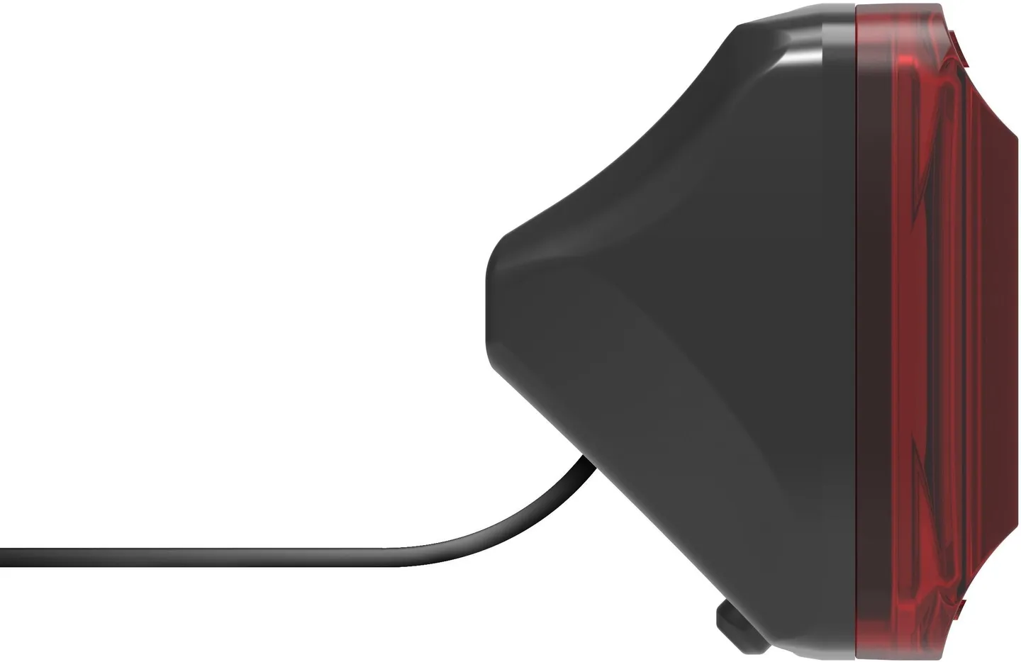 Lezyne Fender StVZO Elsykkel Baklys, Black / red, 10 Lysstyrker