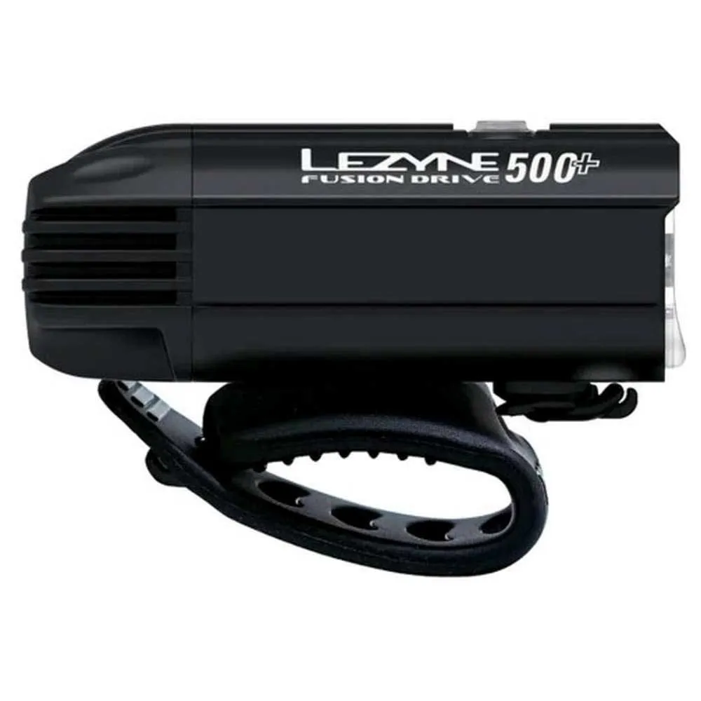 Lezyne Fusion Drive 500+ Frontlys, Satin black, 500 Lysstyrker