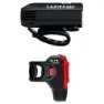 Lezyne Fusion Drive 500 Plus / Htv Drive Pro Plus Sykkellyktesett, Black, 500 / 150 Lysstyrker