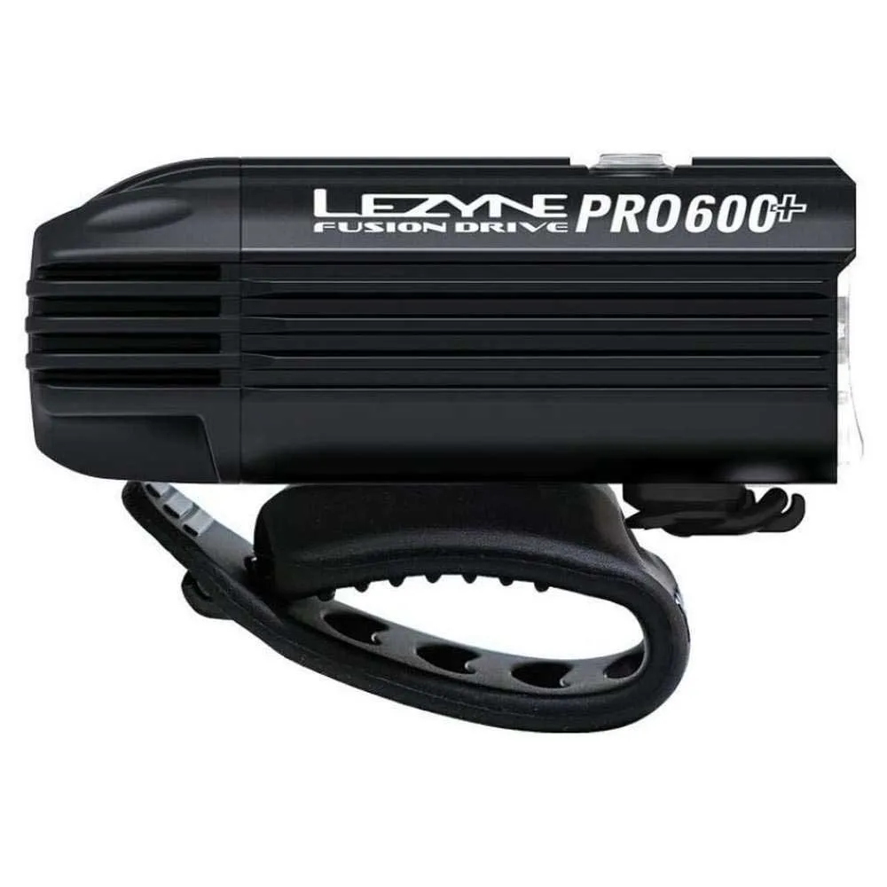 Lezyne Fusion Drive 600+ Frontlys, Satin black, 600 Lysstyrker