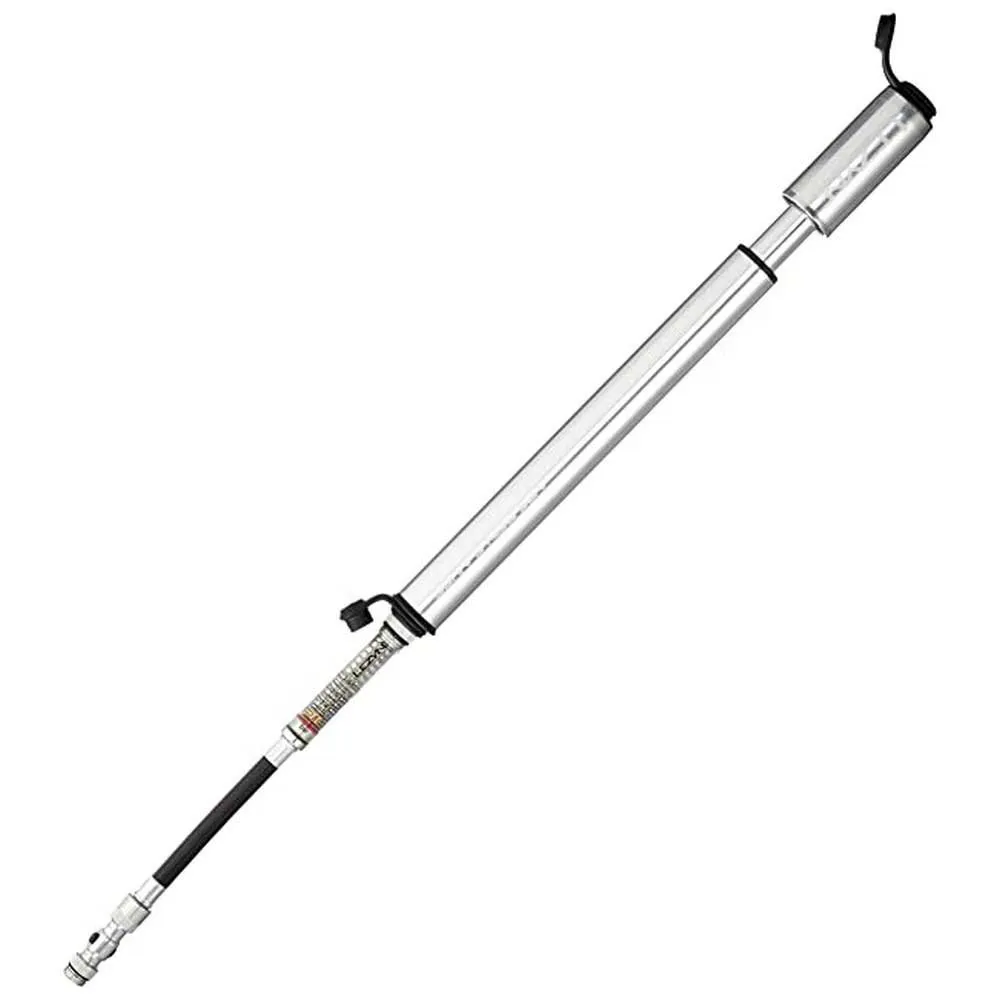 Lezyne Gauge Drive Hp Mini Pumpe, Silver, 232mm / 120psi Lezyne Gauge Drive Hp Mini Pumpe, Silver, 232mm / 120psi