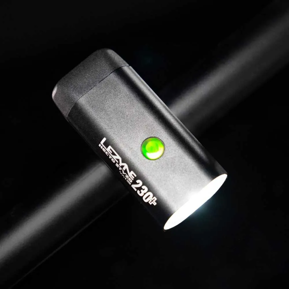 Lezyne Hecto Stvzo 230+ Frontlys, Satin black, 230 Lysstyrker Lezyne Hecto Stvzo 230+ Frontlys, Satin black, 230 Lysstyrker