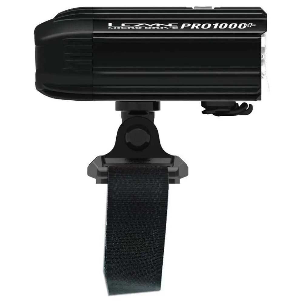 Lezyne Helmet Micro Drive Pro 1000+ Hjelmlykt, Black, 1000 Lysstyrker