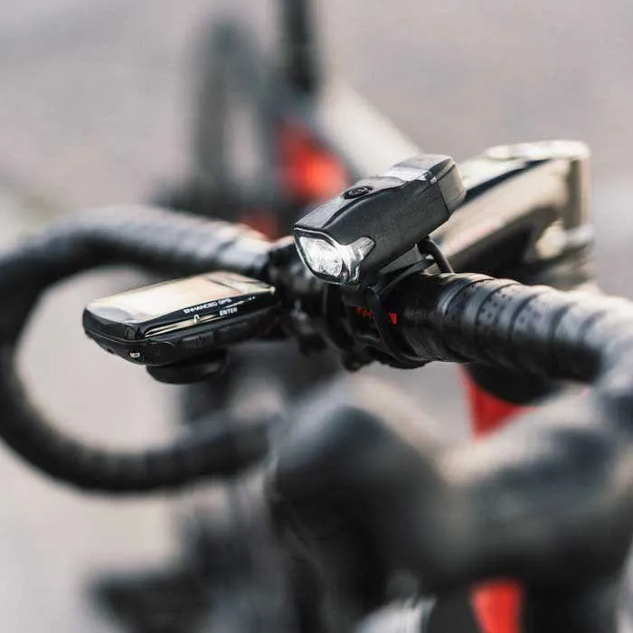 Lezyne Ktv Drive / Ktv Drive+ Sykkellyktesett, Black, 200 / 40 Lysstyrker