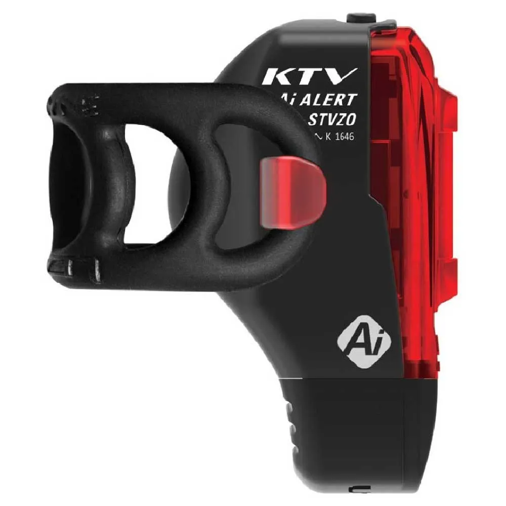 Lezyne Ktv Pro Ai Alert Stvzo Baklys, Black, 11 Lysstyrker Lezyne Ktv Pro Ai Alert Stvzo Baklys, Black, 11 Lysstyrker