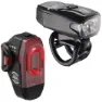 Lezyne Ktv Pro Smart Sykkellyktesett, Black, 200 / 75 Lysstyrker