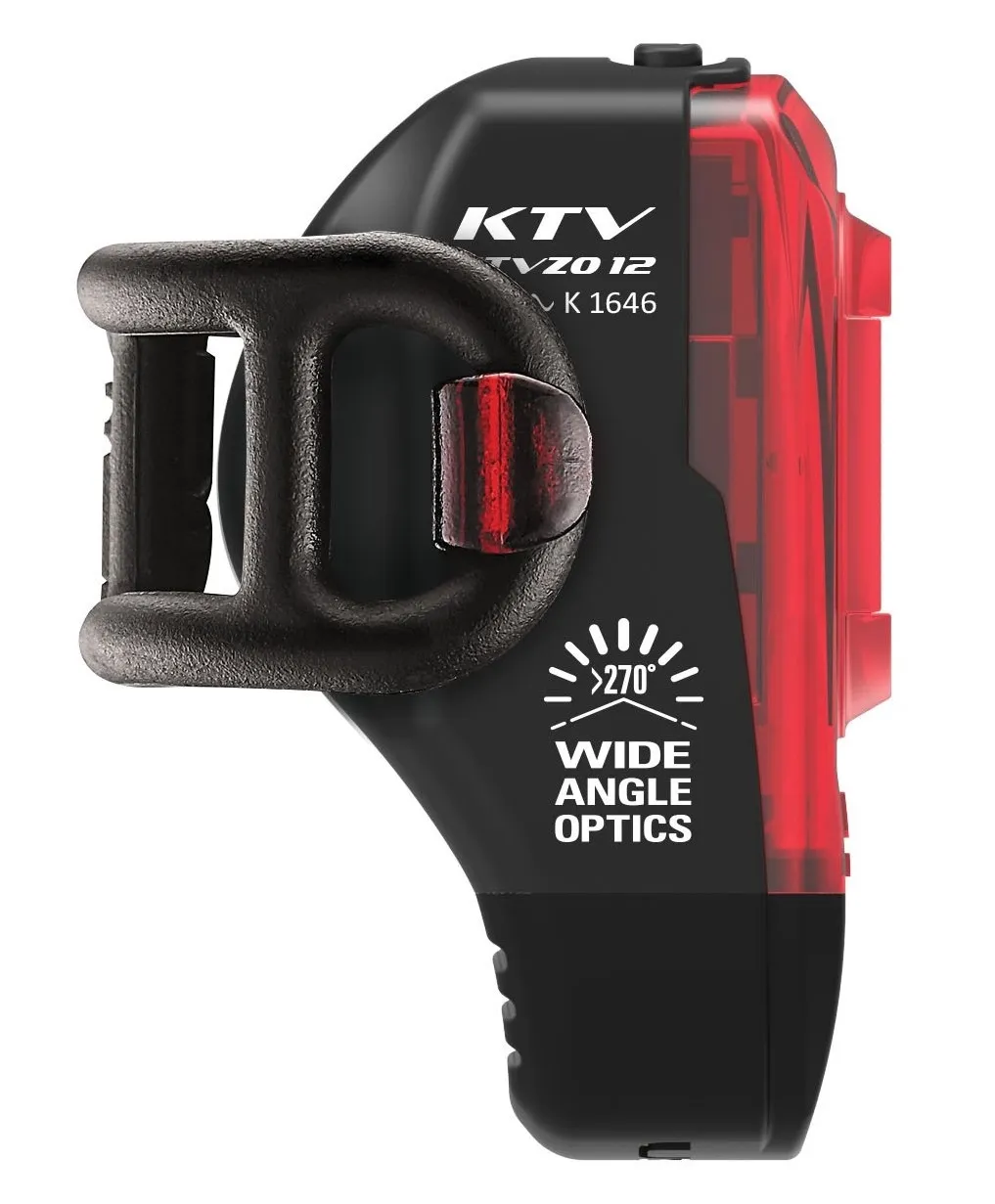 Lezyne KTV StVZO Baklys, Black, 11 Lysstyrker