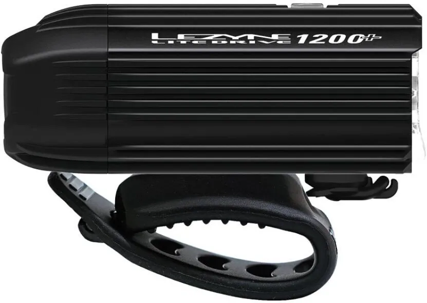 Lezyne Lite Drive 1200+ Frontlys, Satin black, 1200 Lysstyrker Lezyne Lite Drive 1200+ Frontlys, Satin black, 1200 Lysstyrker