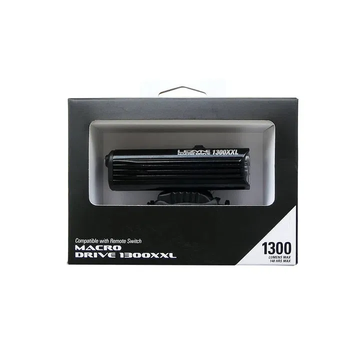 Lezyne Macro Drive 1300XXL Front Light, Black
