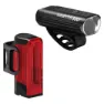 Lezyne Macro Drive 500+ Stvzo / Strip Drive+ Stvzo Sykkellyktesett, Black, 500 / 50 Lysstyrker