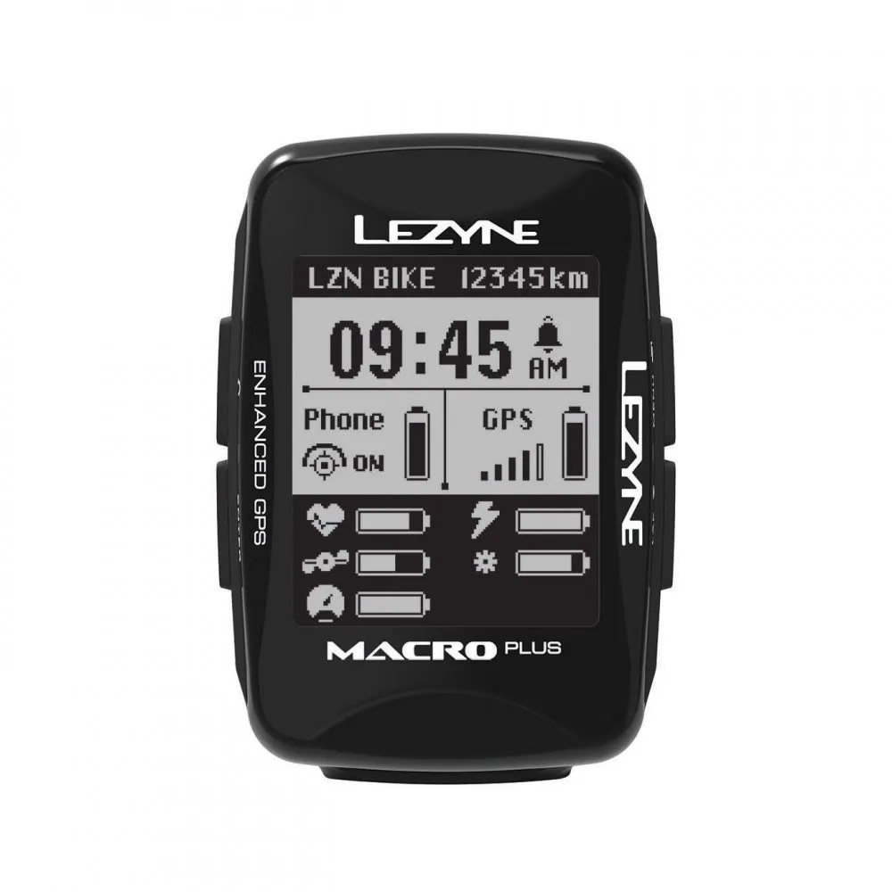 Lezyne Macro Plus GPS, Sykkelcomputer