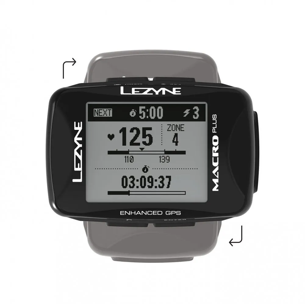 Lezyne Macro Plus GPS, Sykkelcomputer