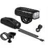 Lezyne Mega Drive 2400+ / Infiniti Light Power Pack + Loaded Kit Sykkellyktesett, Black, 2400 Lysstyrker