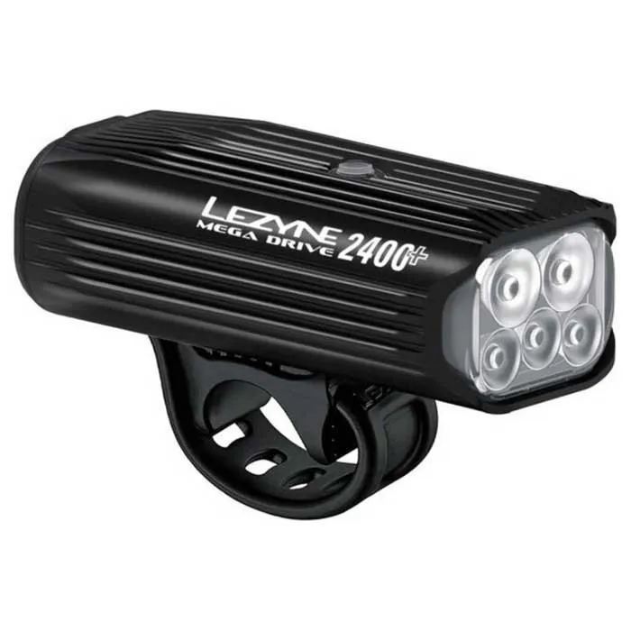 Lezyne Mega Drive 2400+ / Infiniti Light Power Pack + Loaded Kit Sykkellyktesett, Black, 2400 Lysstyrker Lezyne Mega Drive 2400+ / Infiniti Light Power Pack + Loaded Kit Sykkellyktesett, Black, 2400 Lysstyrker