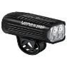 Lezyne Mega Drive 2400+ / Infiniti Light Power Pack + Loaded Kit Sykkellyktesett, Black, 2400 Lysstyrker