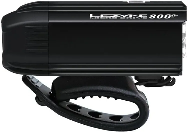 Lezyne Micro Drive 800+ Frontlys, Satin black, 800 Lysstyrker