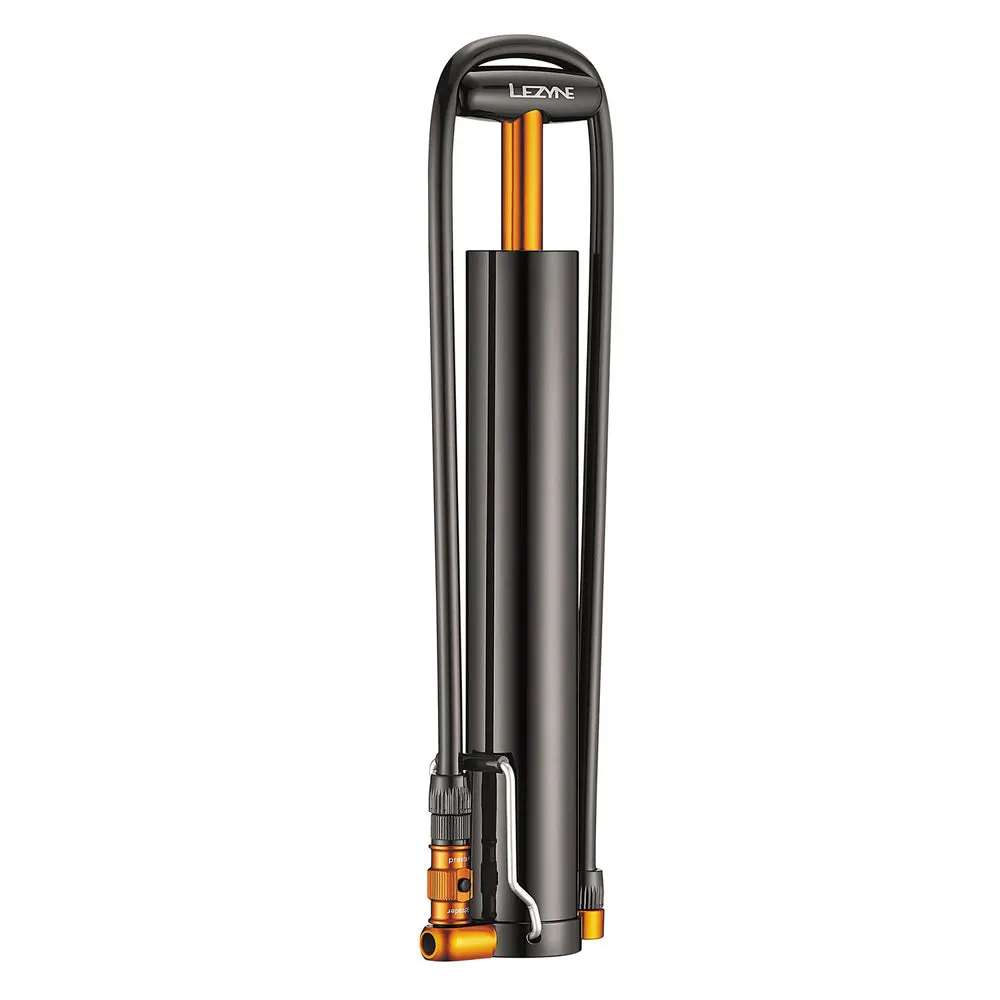 Lezyne Micro Floor Drive XL, Mini Gulvpumpe, Gloss black, 35psi