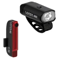 Lezyne Mini Drive 400 Xl/stick+ Sykkellyktesett Lezyne Mini Drive 400 Xl/stick+ Sykkellyktesett
