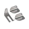 Lezyne Pedal Hook Sykkeloppheng via Pedal, Silver, One Size