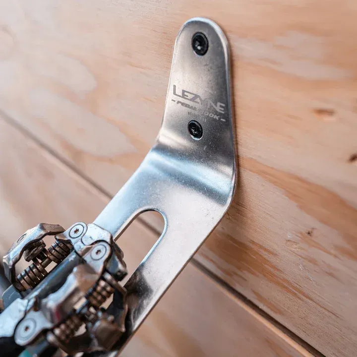 Lezyne Pedal Hook Sykkeloppheng via Pedal, Silver, One Size