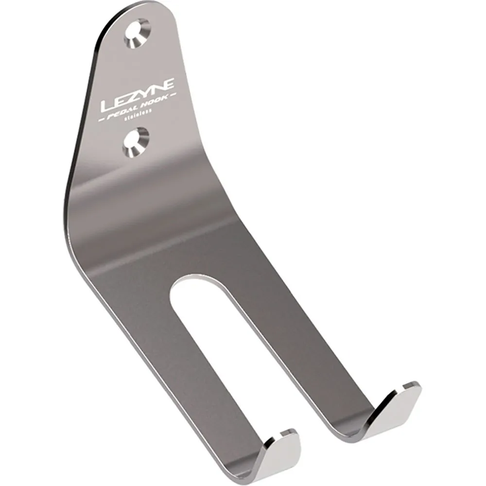 Lezyne Pedal Hook Sykkeloppheng via Pedal, Silver, One Size