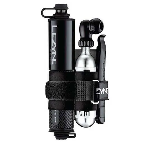 Lezyne Pocket Drive HV Loaded Håndpumpe, Black / silver, 160psi