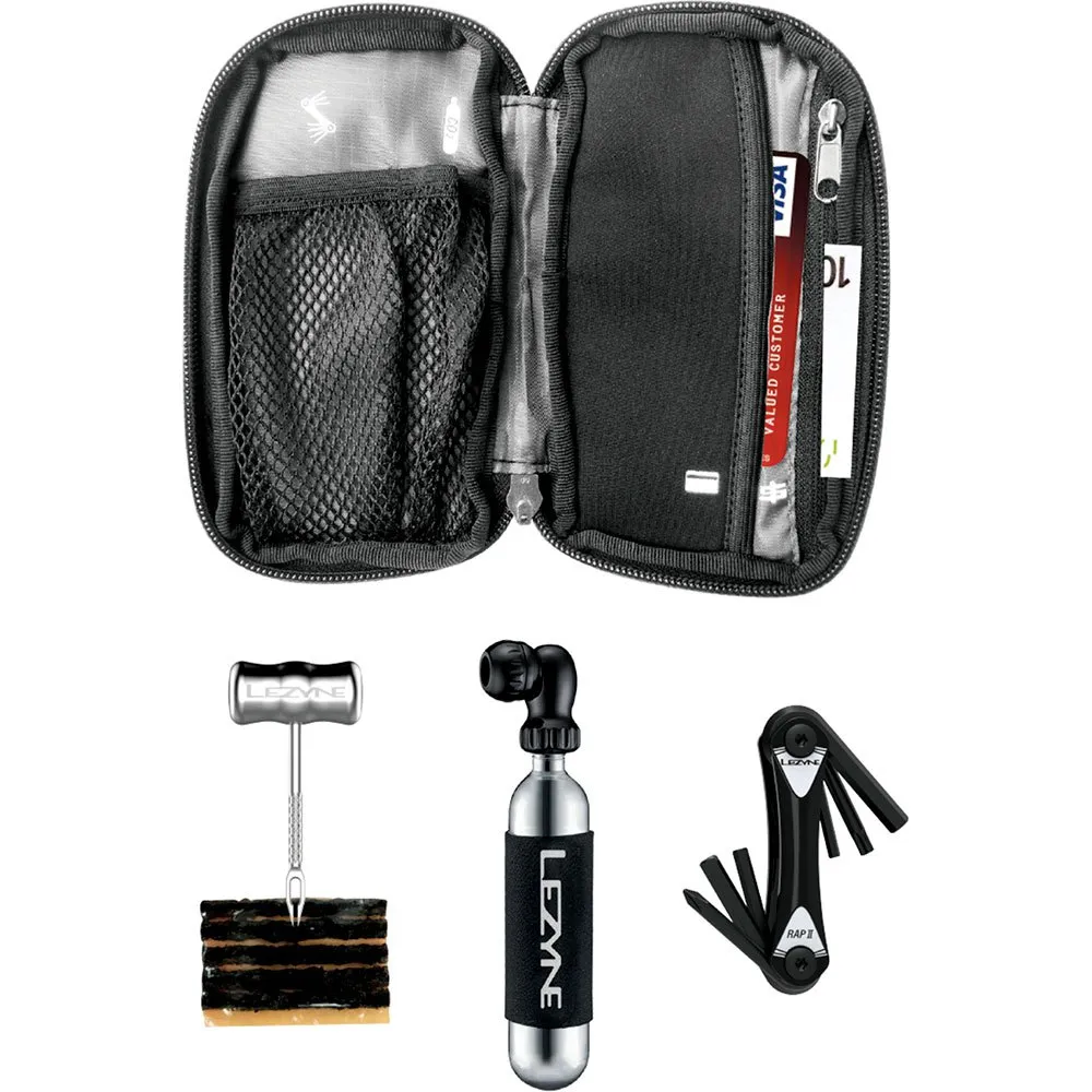 Lezyne Pocket Organizer Mtb 0.12l Sadelveske, Black, One Size