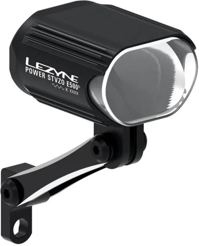 Lezyne Power E500+ StVZO Frontlys, Satin black, 500 Lysstyrker Lezyne Power E500+ StVZO Frontlys, Satin black, 500 Lysstyrker