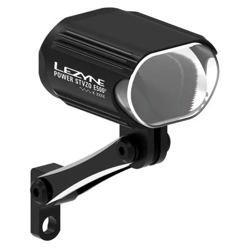 Lezyne Power E500+ StVZO Frontlys, Satin black, 500 Lysstyrker Lezyne Power E500+ StVZO Frontlys, Satin black, 500 Lysstyrker