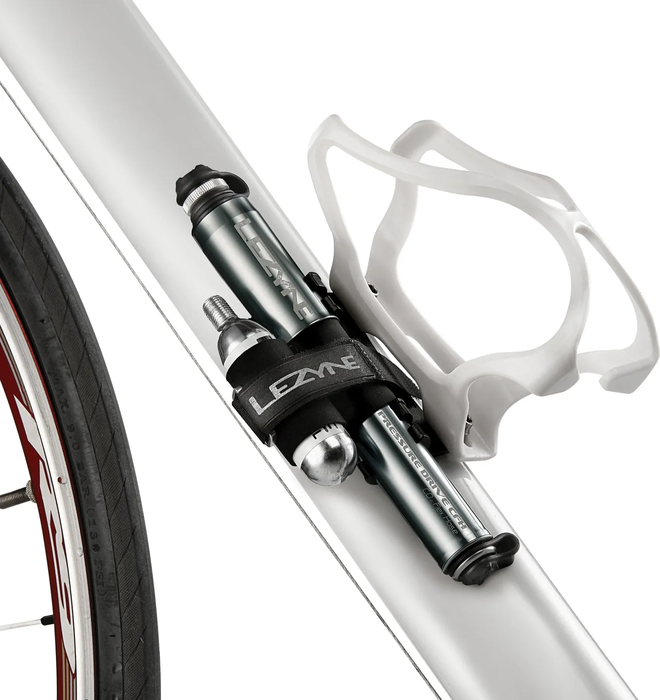 Lezyne Pressure Drive CFH Pumpe, Black, 180psi