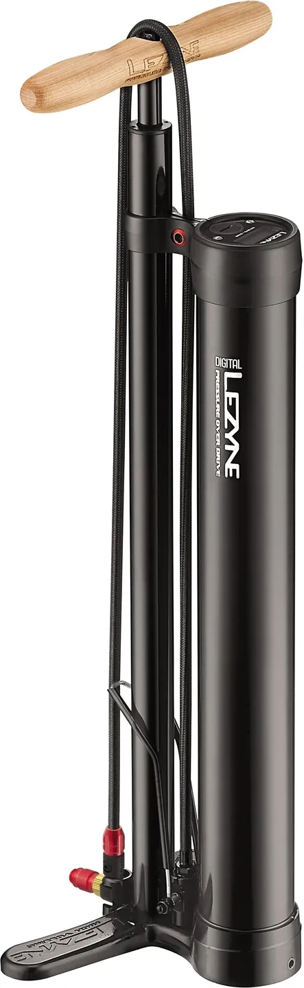 Lezyne Pressure Over Drive Digital Pumpe, Black, 220psi