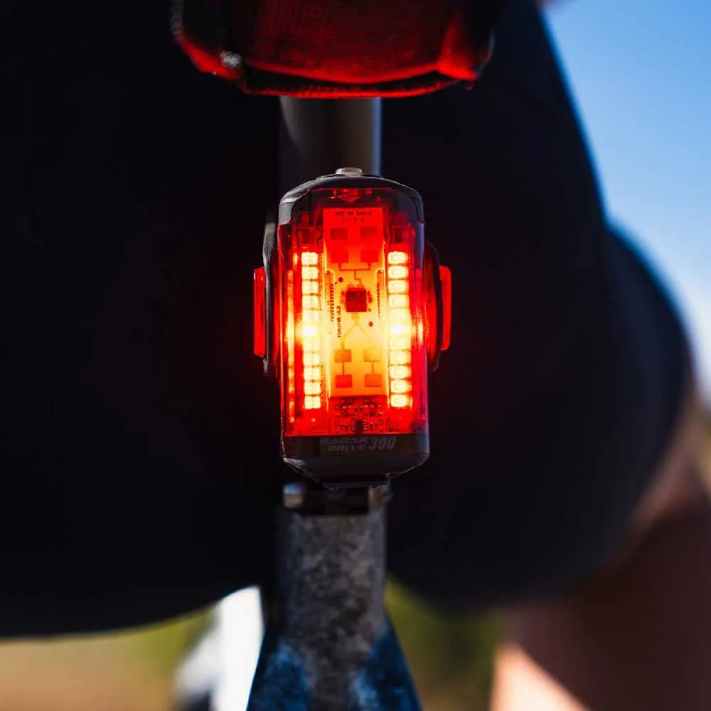 Lezyne Radar Drive Baklys, Black, 250 Lysstyrker