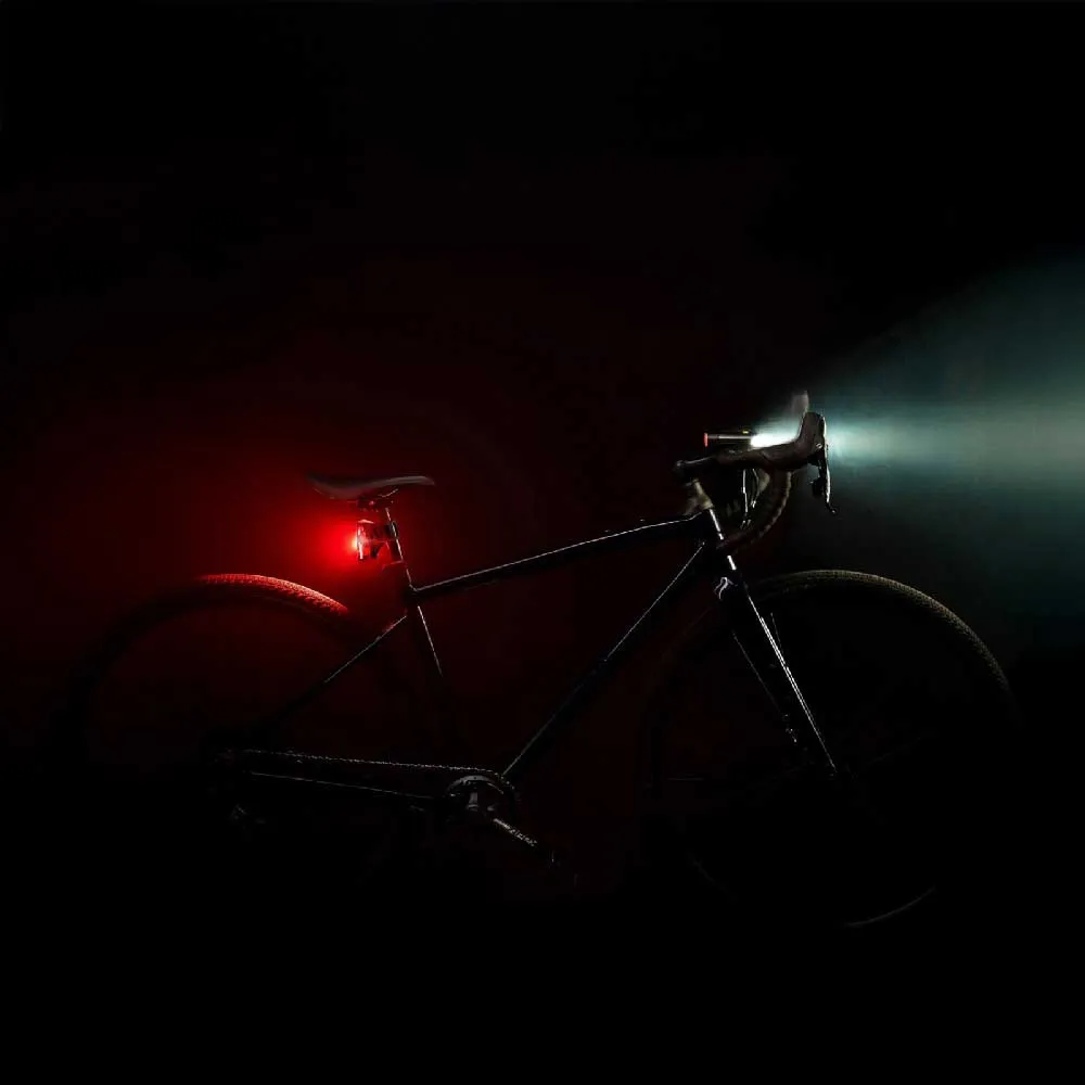 Lezyne Radar React Lyssett, Matte black, 1000/250 Lysstyrker