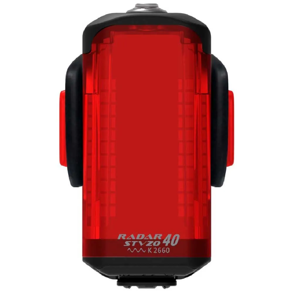 Lezyne Radar React StVZO Drive Baklys, Black, 100 Lysstyrker