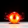 Lezyne Saddle Ai Alert 250 Baklys, Red / black, 250 Lysstyrker