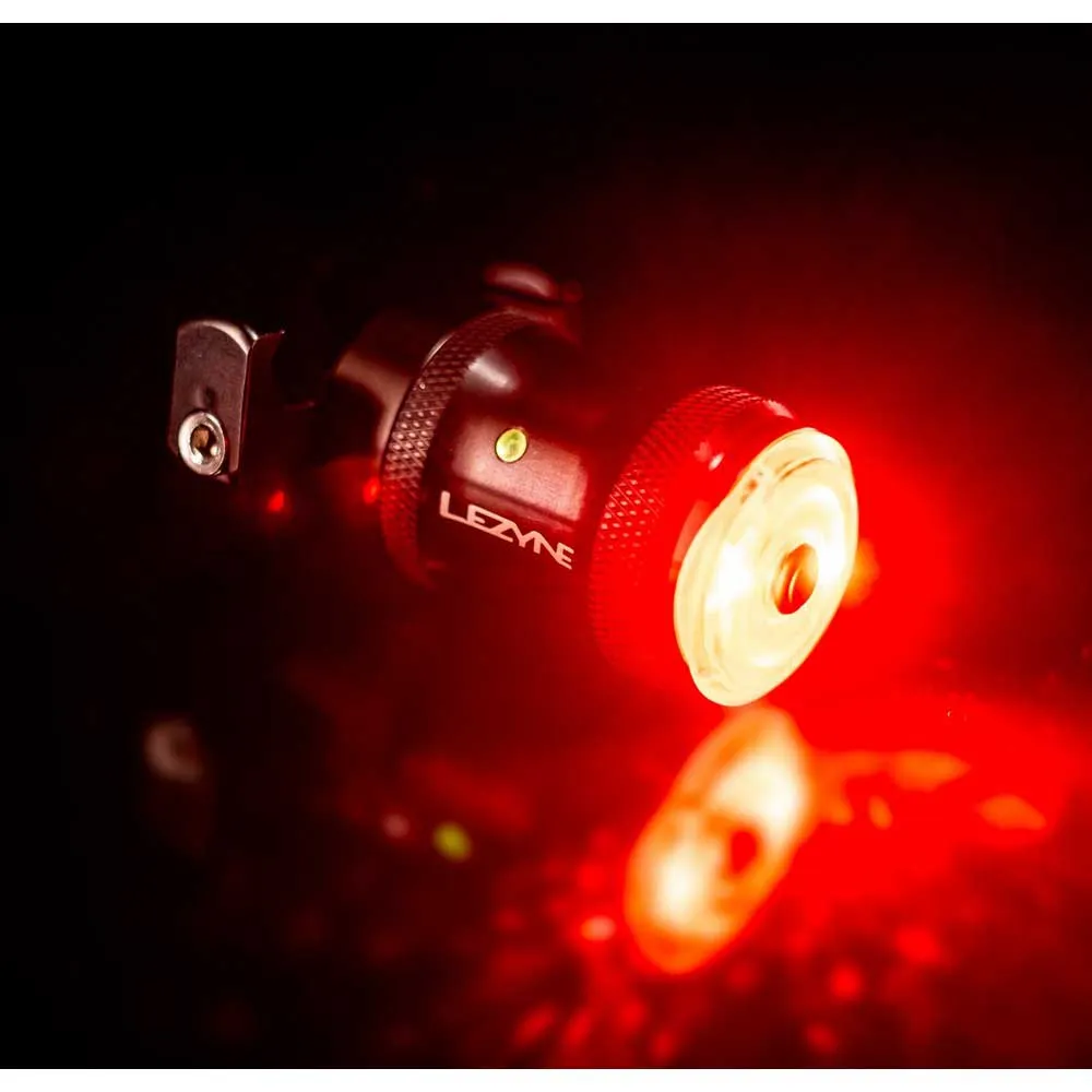Lezyne Saddle Ai Alert 250 Baklys, Red / black, 250 Lysstyrker