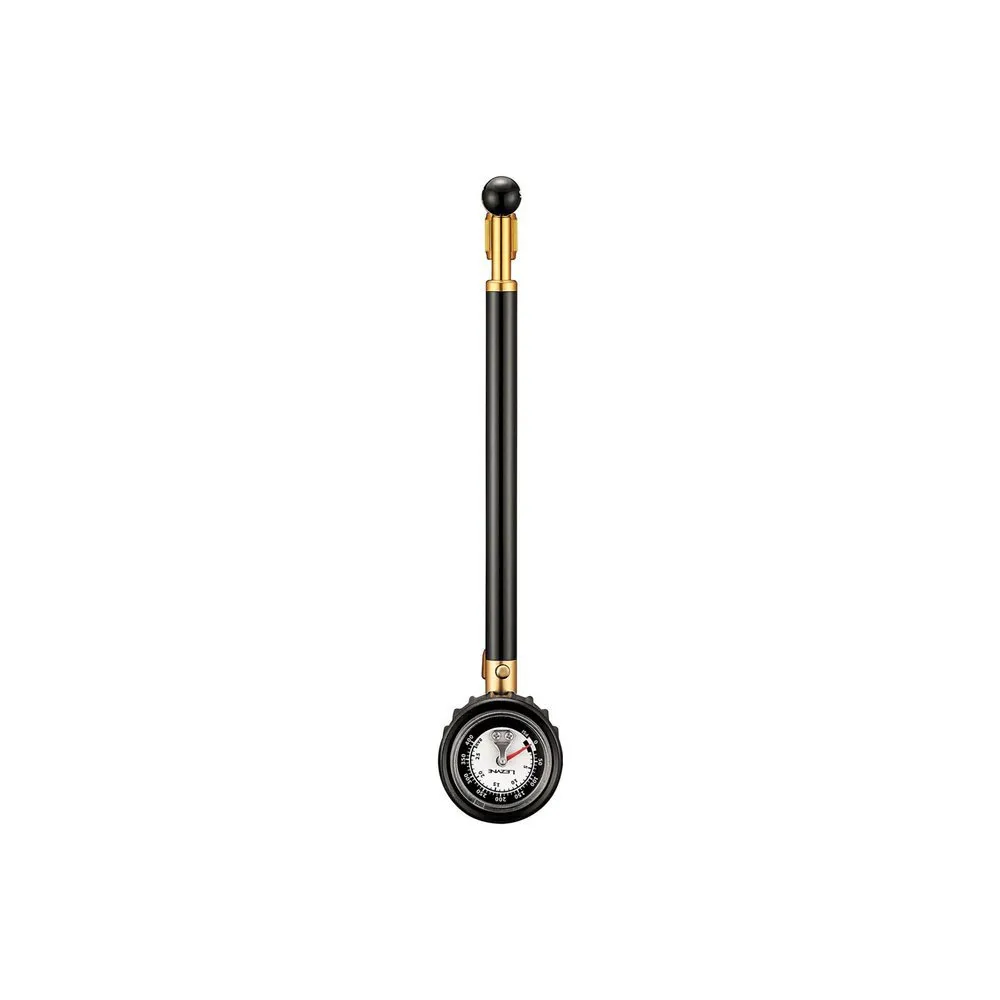 Lezyne Shock Drive Minipumpe, Black / gold, One Size