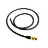 Lezyne Slange Til Fotpumpe Med ABS Hode, Black / gold gloss, One Size