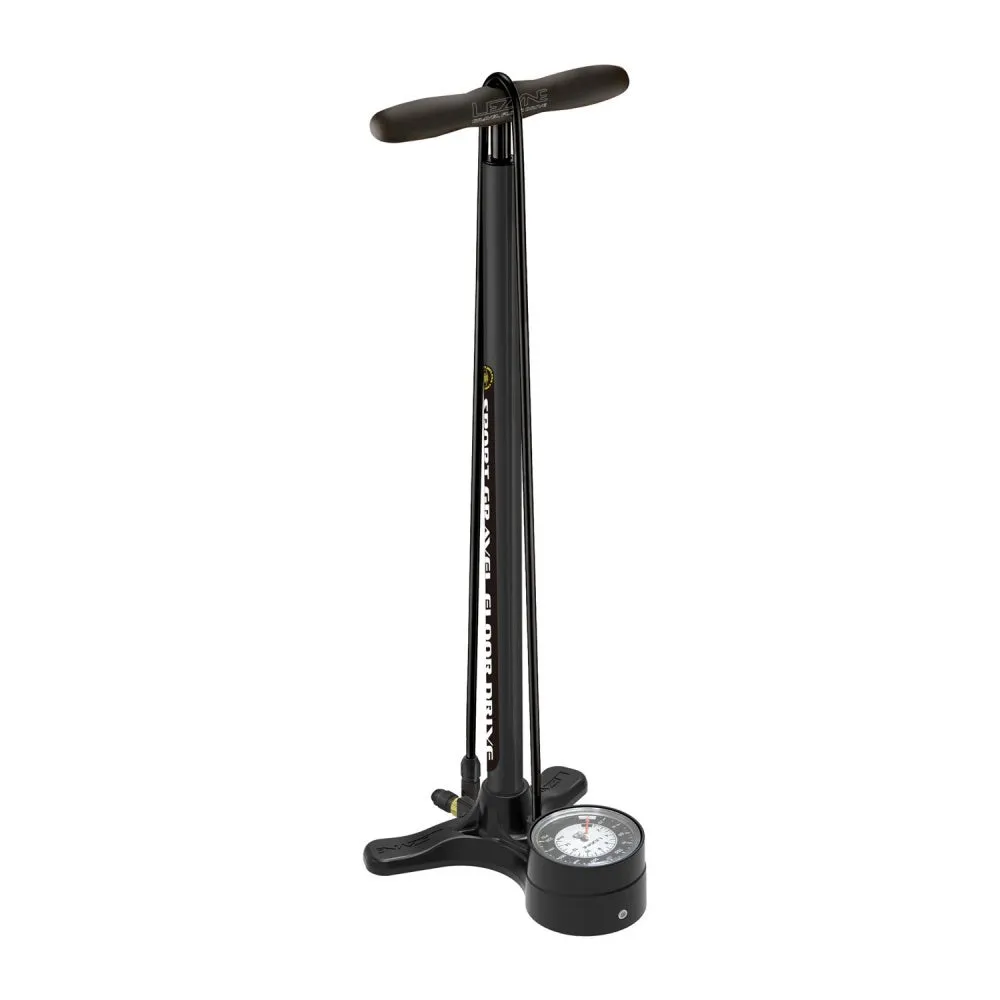 Lezyne Sport Gravel Drive Gulvpumpe, Svart