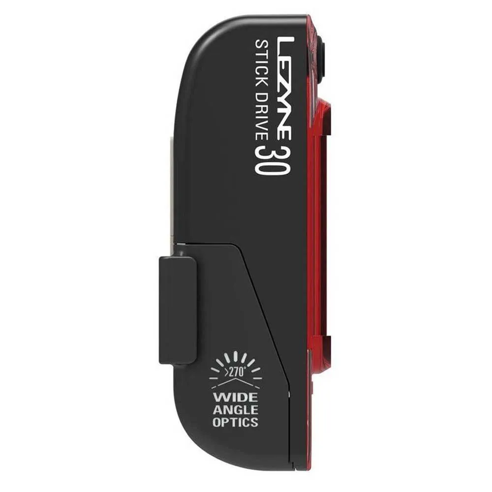 Lezyne Stick Drive Baklys, Black, 30 Lysstyrker