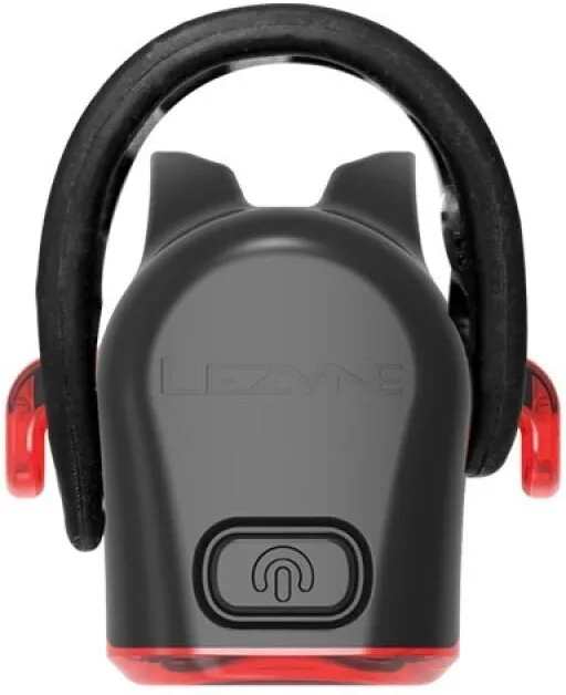 Lezyne Strip 300+ Baklys, Black / red, 300 Lysstyrker