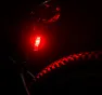 Lezyne Strip 300+ Baklys, Black / red, 300 Lysstyrker