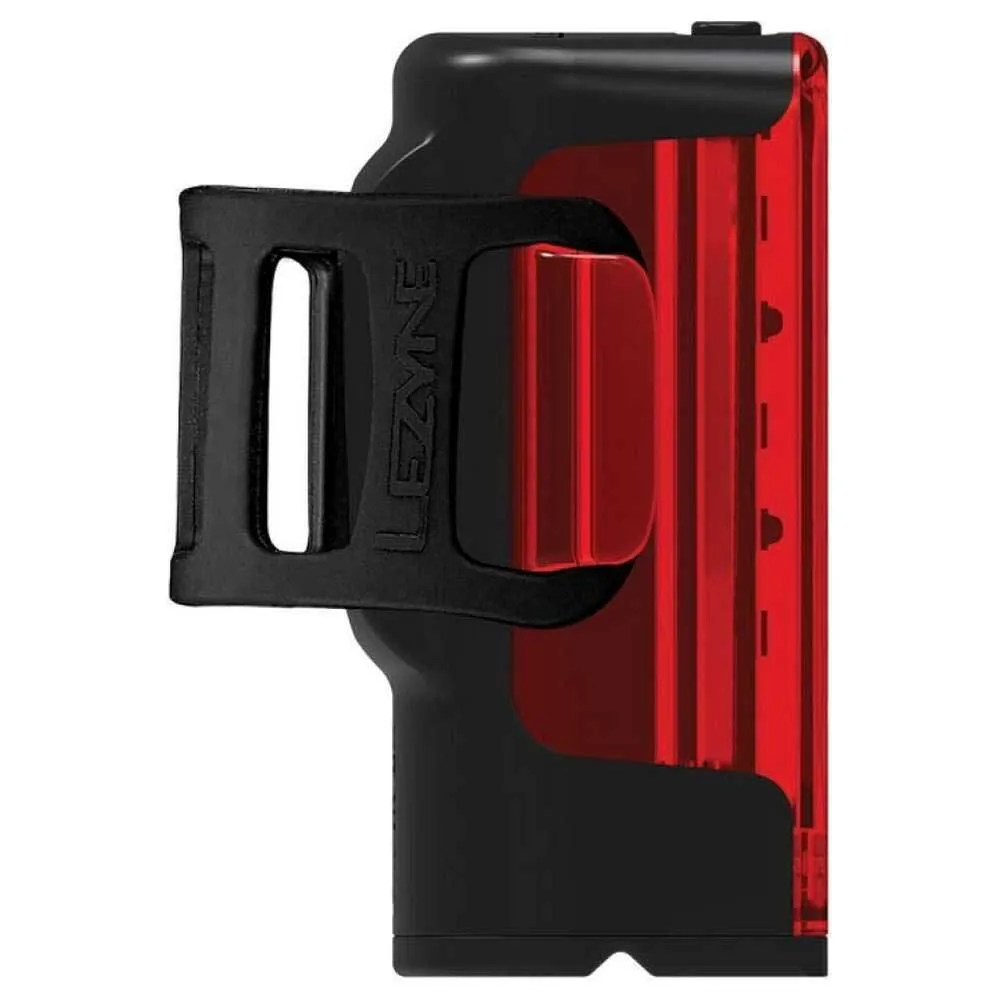 Lezyne Strip Drive Pro 400+ Baklys, Black / red, 400 Lysstyrker