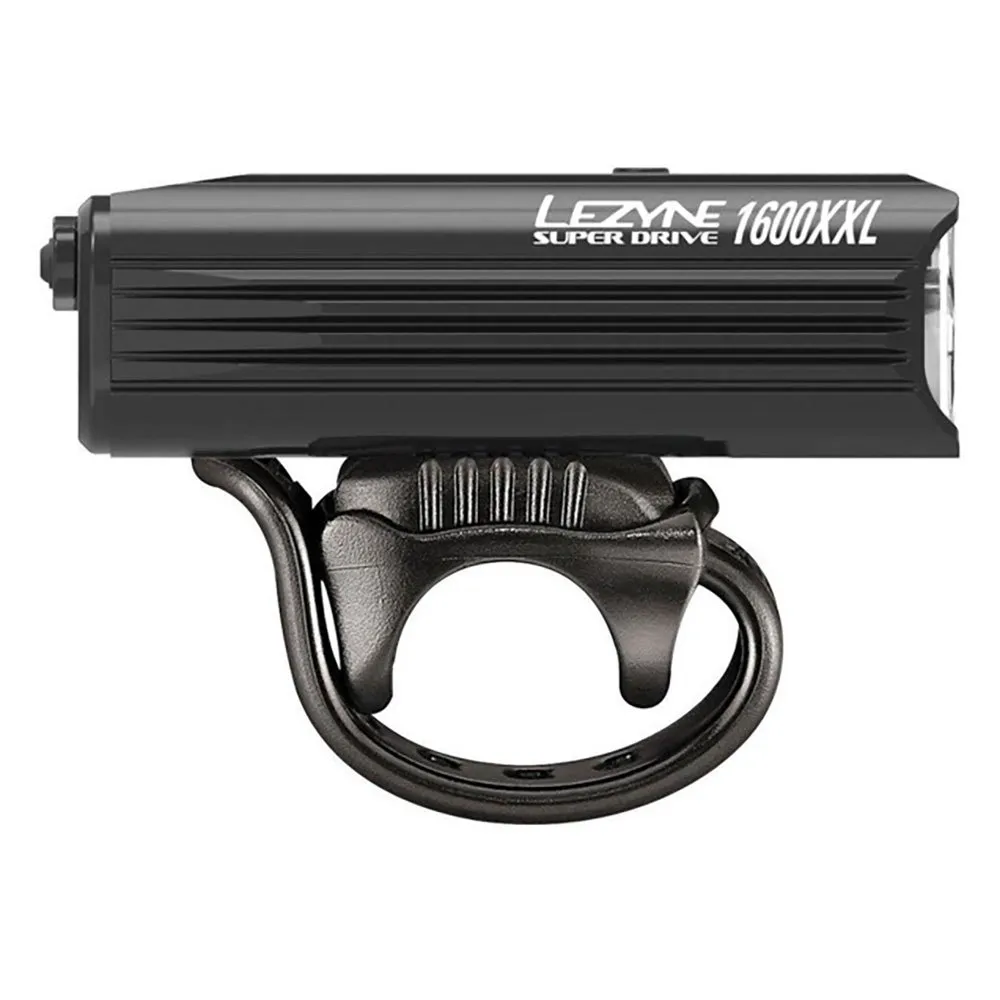 Lezyne Super Drive 1600 Xxl Frontlys, Black, One Size