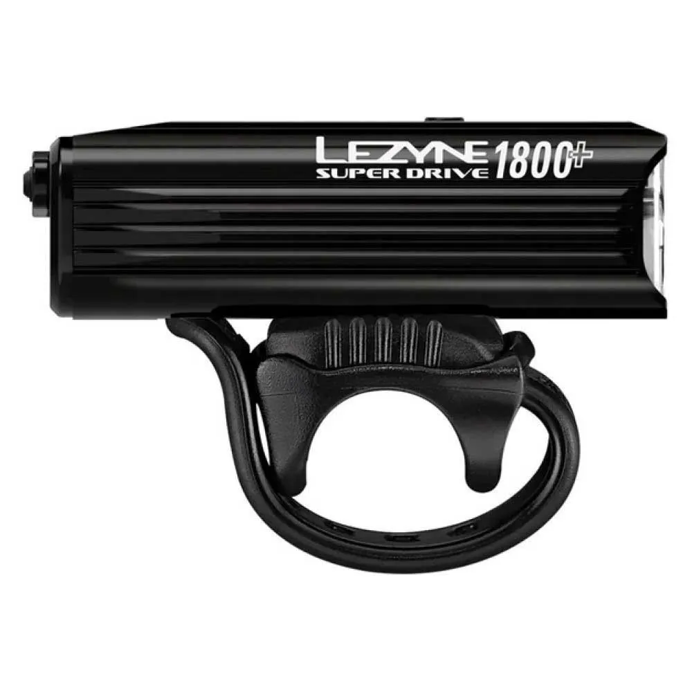 Lezyne Super Drive Smart 1800+ / Ktv Pro Smart Loaded Kit Sykkellyktesett, Black, 1800 / 75 Lysstyrker