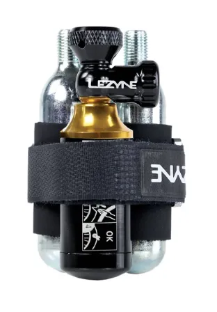 Lezyne Tubeless CO2 Blaster, CO2 Pumpe + Reperasjonskit og CO2, Black, One Size Lezyne Tubeless CO2 Blaster, CO2 Pumpe + Reperasjonskit og CO2, Black, One Size
