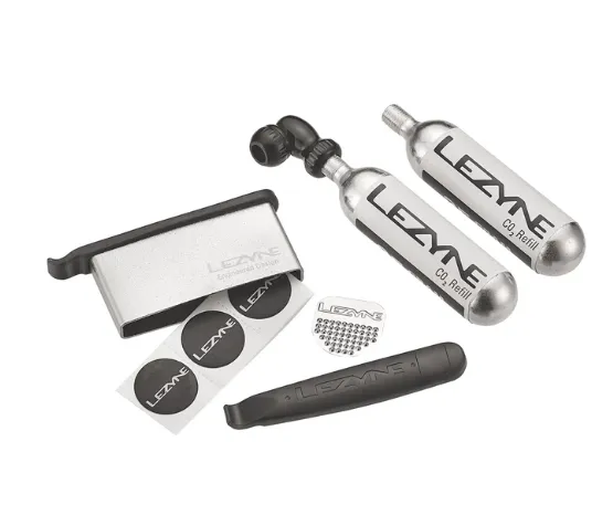 Lezyne Twin Kit, CO2 Pumpe + Reprasjonskit Lezyne Twin Kit, CO2 Pumpe + Reprasjonskit