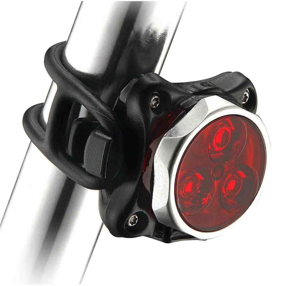 Lezyne Zecto Drive Baklys, Silver, 80 Lysstyrker