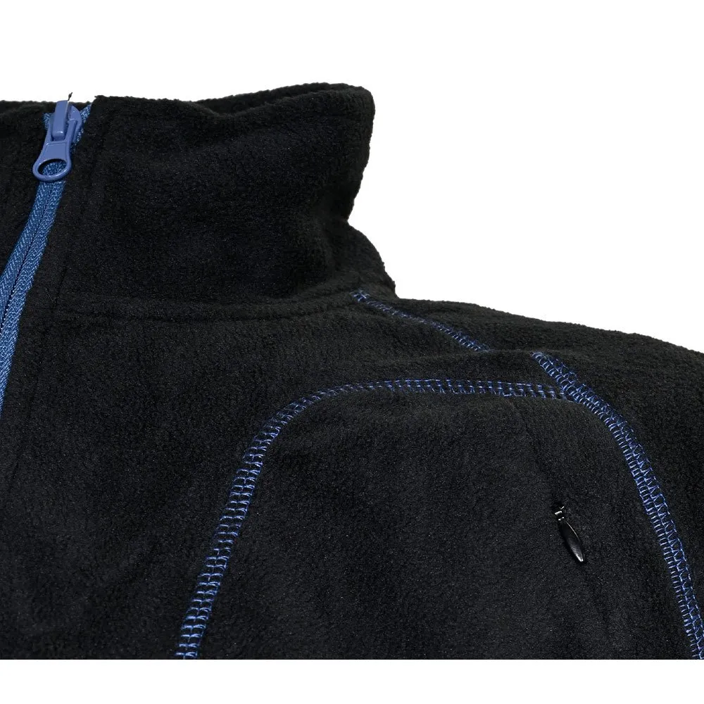 Lhotse Paolo Fleecejakke Med Full Glidelås, Black